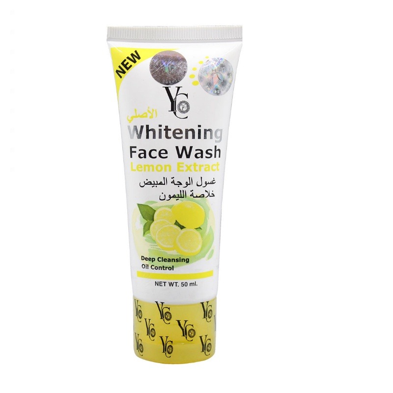 Yc Whitening Face Wash Lemon 50 ML