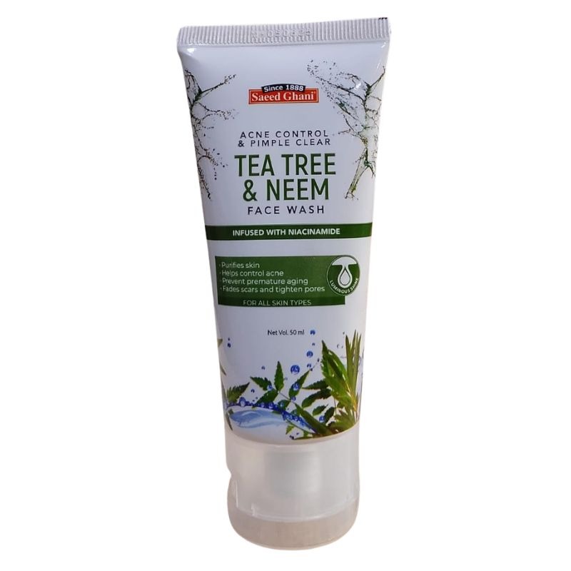 Saeed Ghani Tea Tree And Neem Face Wash 50ml