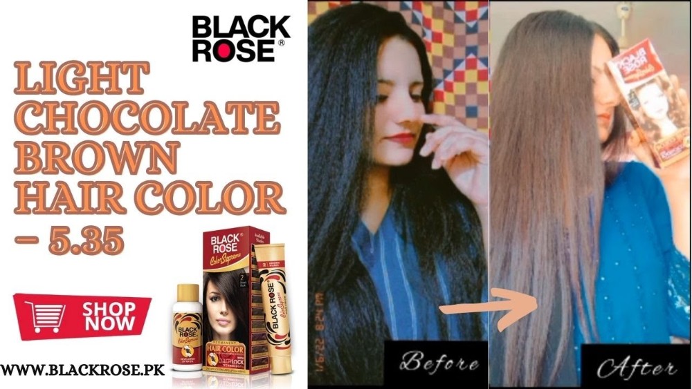 Black Rose Hair Colour Light Brown 5
