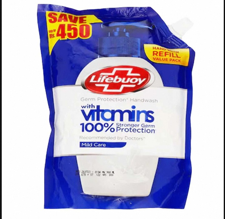 Lifebuoy Handwash Germ Protection Blue Mild Care Pouch 900ml