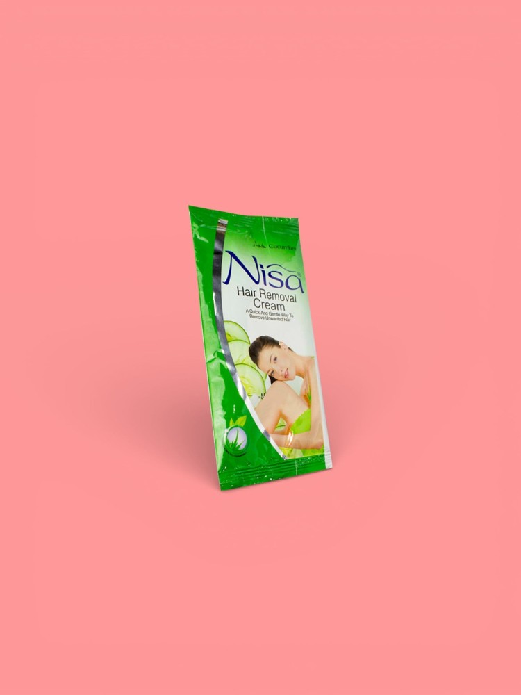 Nisa Hair Removal Cream Sachet Cucumber