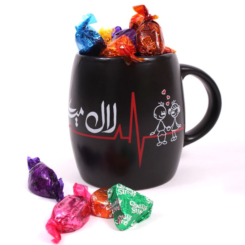 Dil Ka Haal Mug with Quality Streets