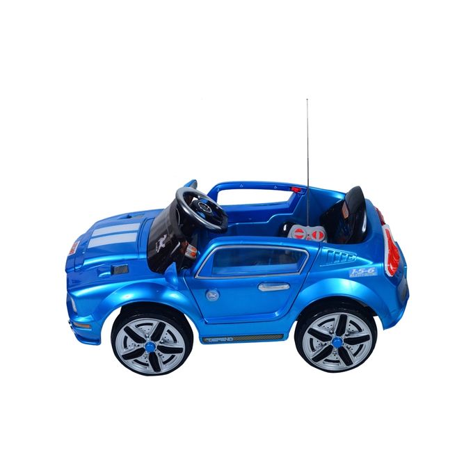 Battery Operated Blue Car