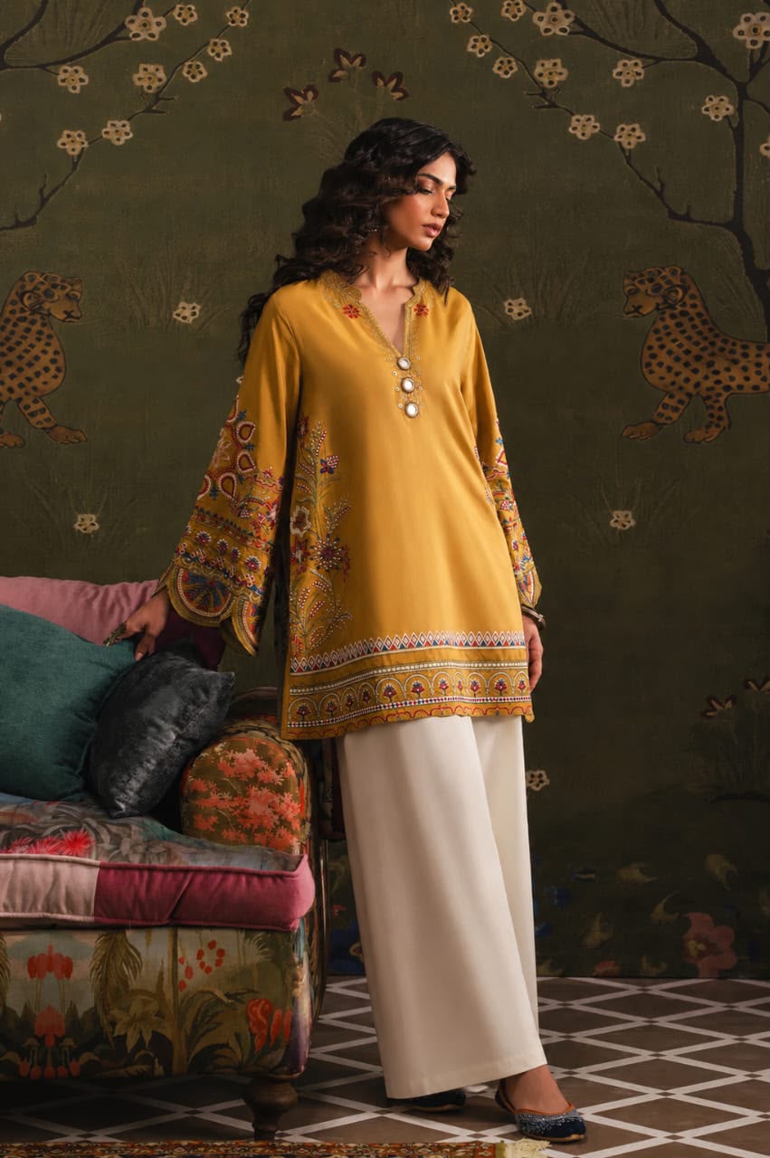 Dhanak Embroidered 2pc - DESIGN 02