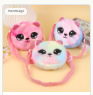 Cat Fluffy Bag Mixed Color- 07021