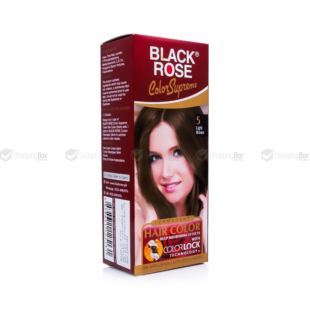 Black Rose 5 Light Brown Colour