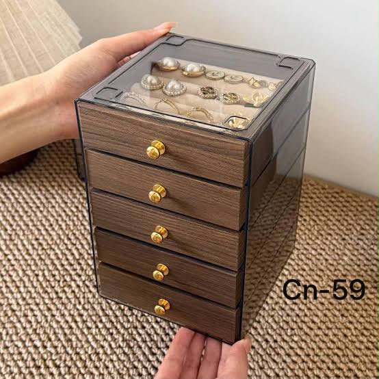5 Layer Wooden Jewellery Box