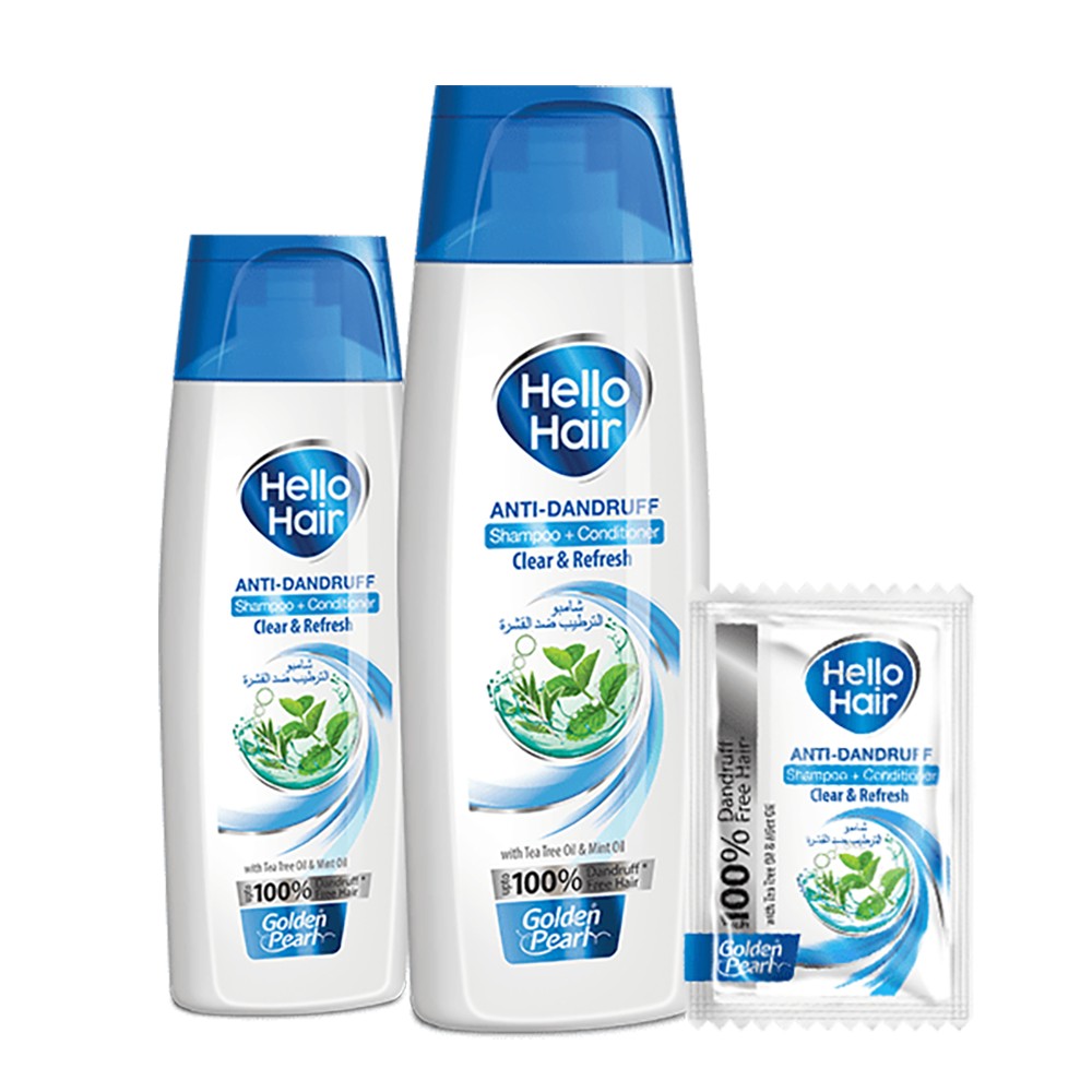 Hello Hair Anti Dandruff Shampoo Box 432 Sachet