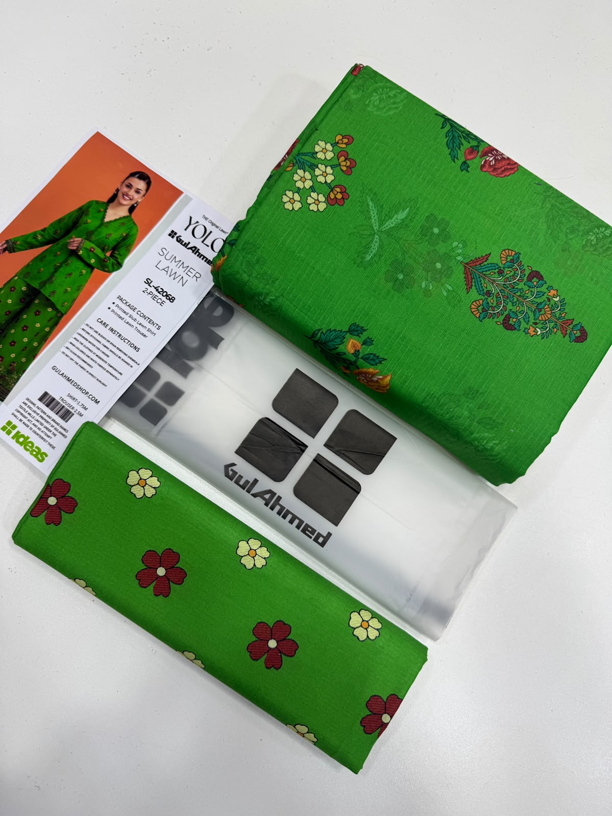 YOLO by Gul Ahmed Cords 2PC Lawn - DESIGN 15