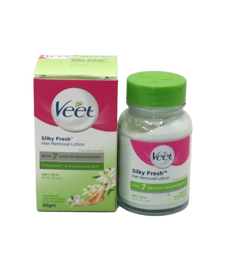 Veet Hair Removal Lotion Dry Skin Green 80g Medium