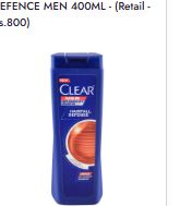 Clear Shampoo Hairfall Defence Men 400ml
