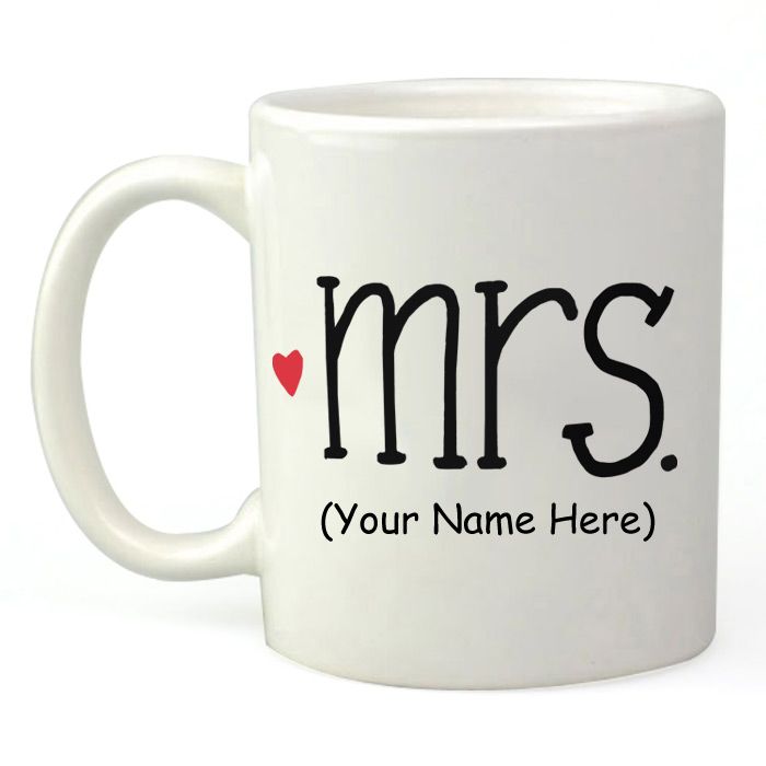Personalized Mrs. Mug