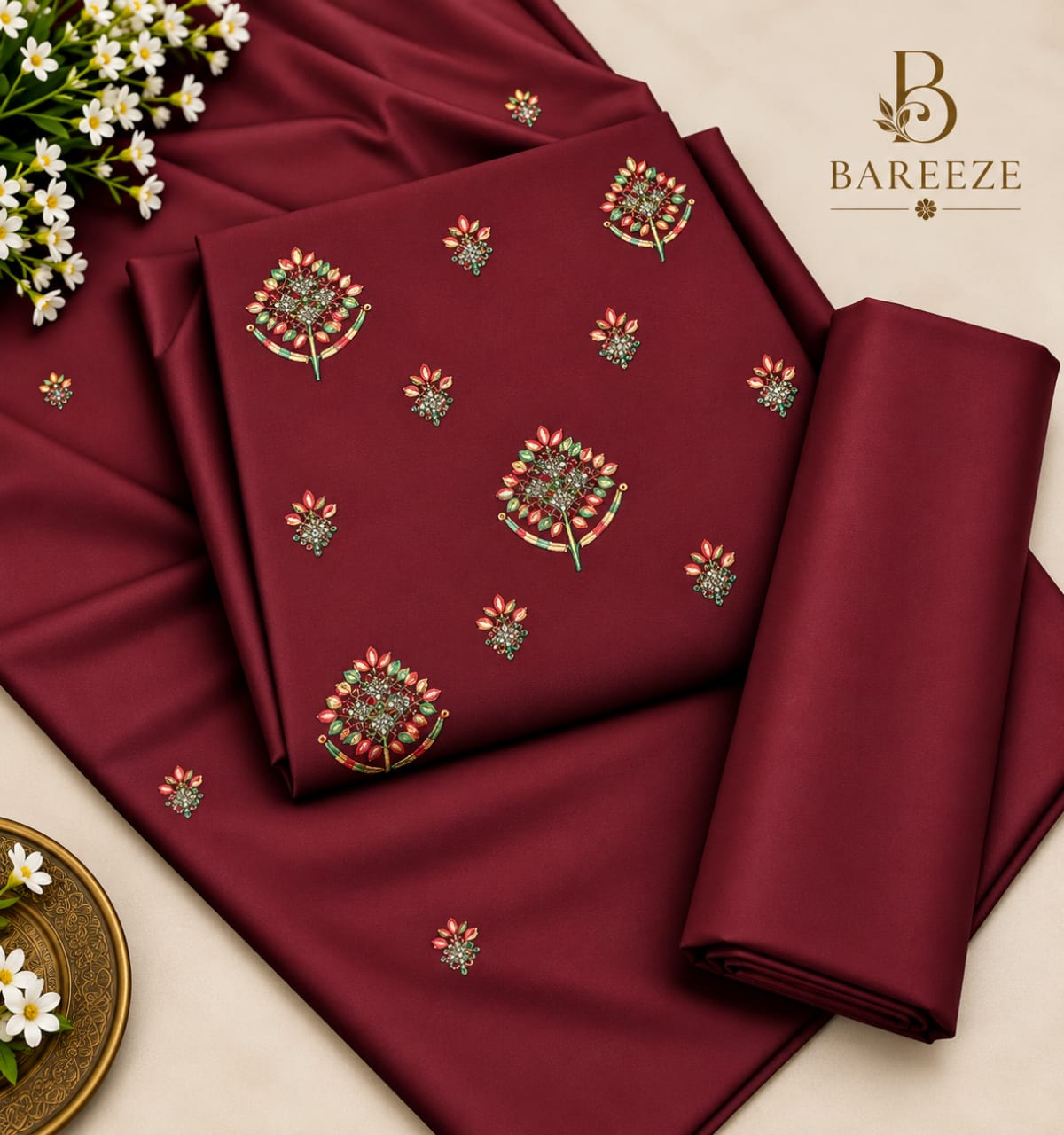 Khaadi Marina 3PC Suit - DESIGN 06