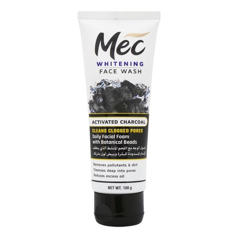 Mec Facewash Activated Charcoal 100GM