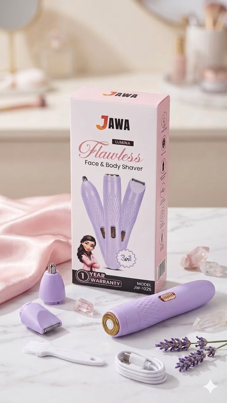 Jawa Lumina 3-in-1 Face and Body Shaver JW-1025