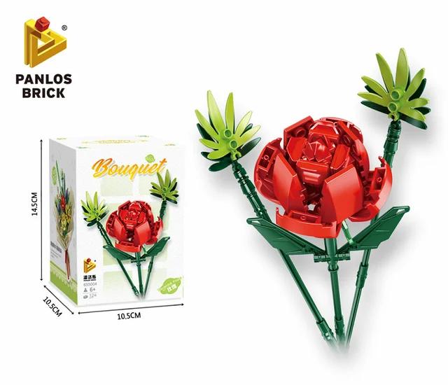 Brick Flower Bouquet Building Kit-6 Boxes-PZ65500
