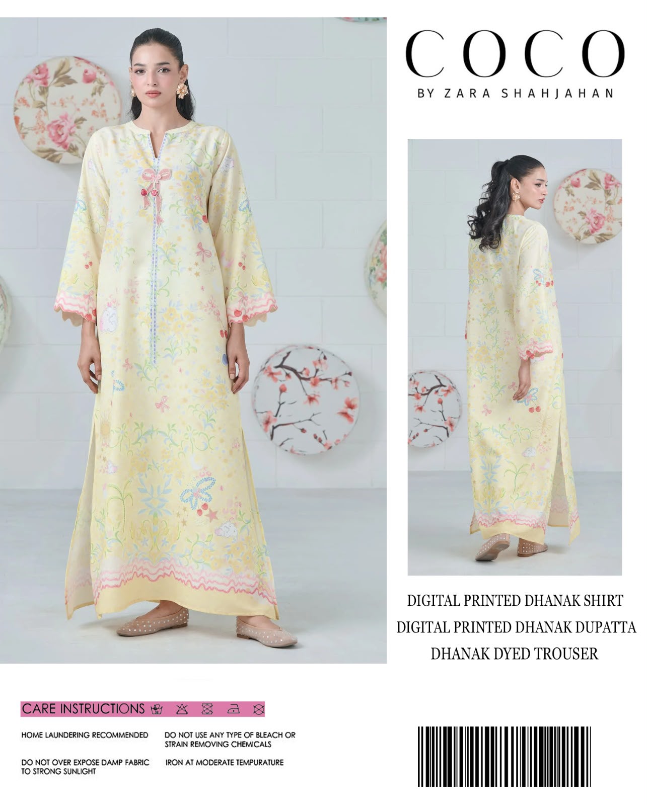 Bonanza Dhanak Printed 3PC Suit - DESIGN 03