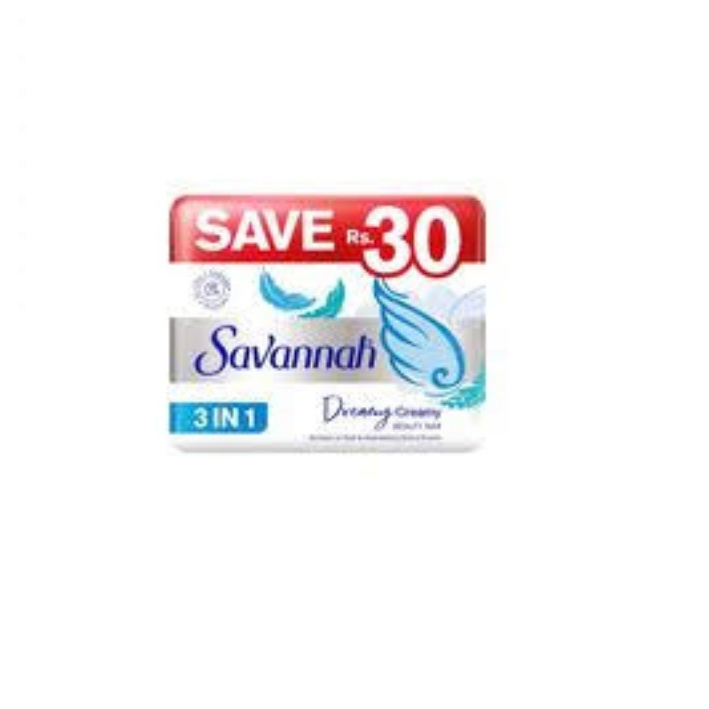 Savannah Dreamy Creamy Beauty Soap Bundle 3IN1 125g