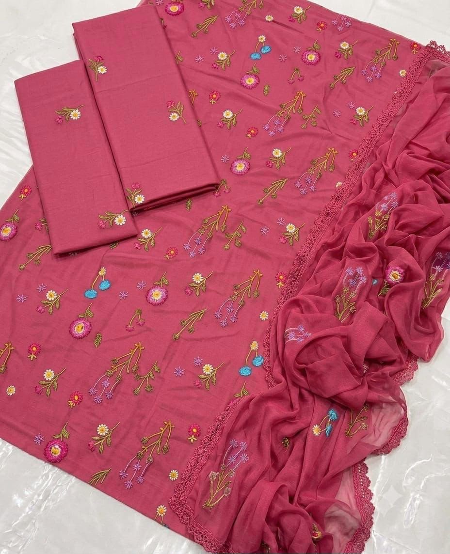Cross Boti Airjet Dhanak 3pc Winter Casual - DESIGN 16