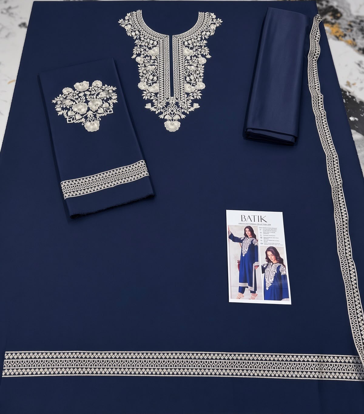 Dhanak Embroidered 2pc - DESIGN 19