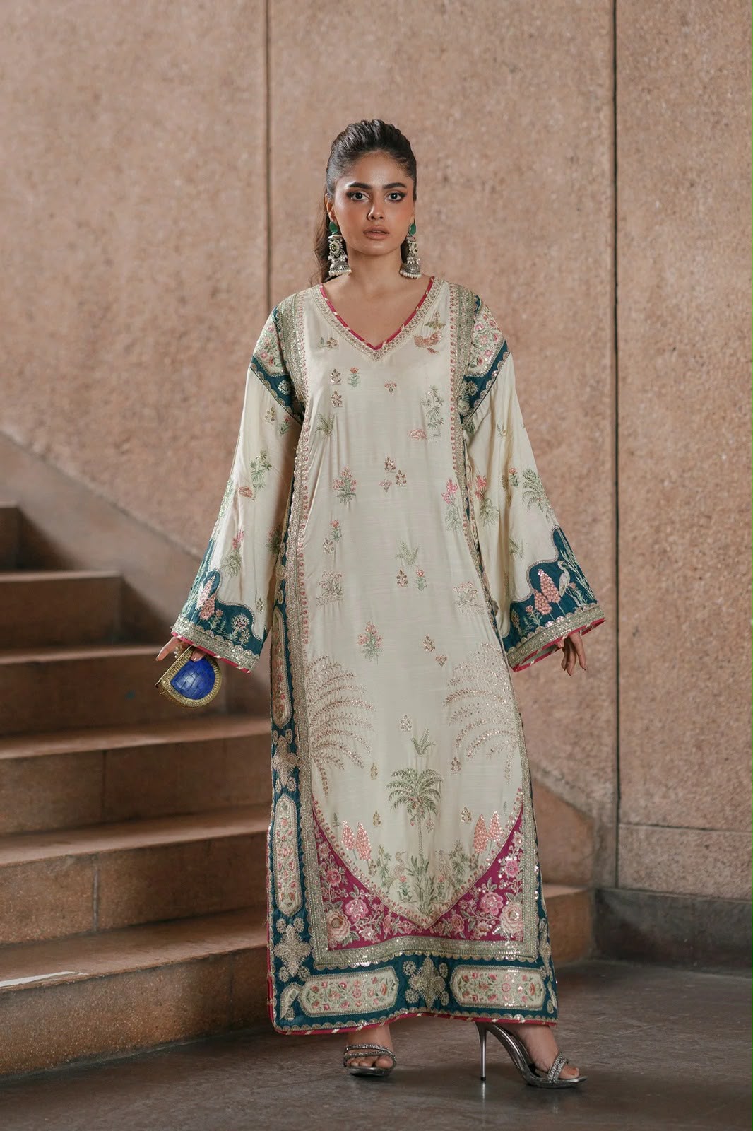 J. Dark Wool Men Unstitched Suit - DESIGN 01