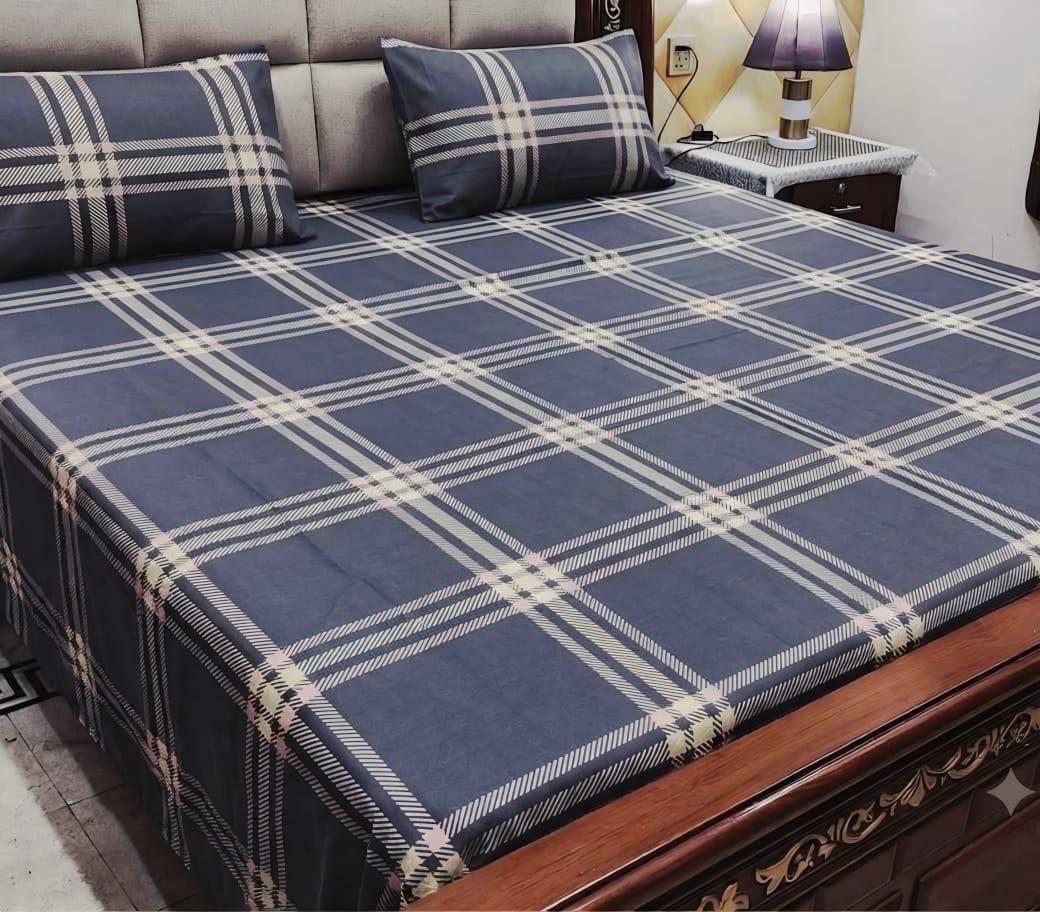 4pc Cotton BedSheet Set 60x90" - Design 16