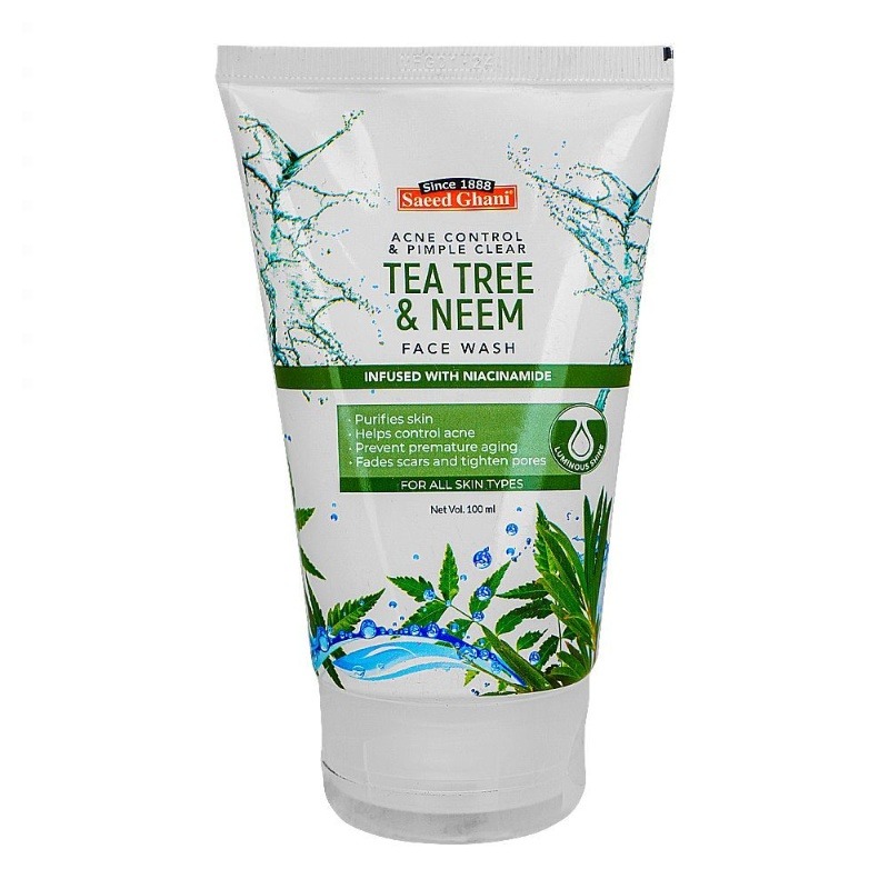 Saeed Ghani Tea Tree And Neem Face Wash 100ml