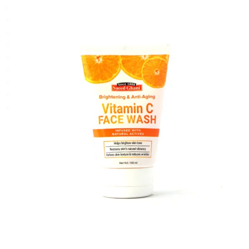 Saeed Ghani Brightening And Anti Aging Vitamin C Face Wash 100ml