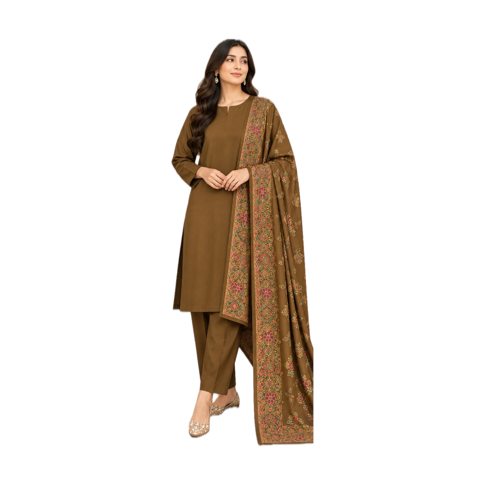 Danak Marina 3 PC Suit - Olive Brown / Khaki