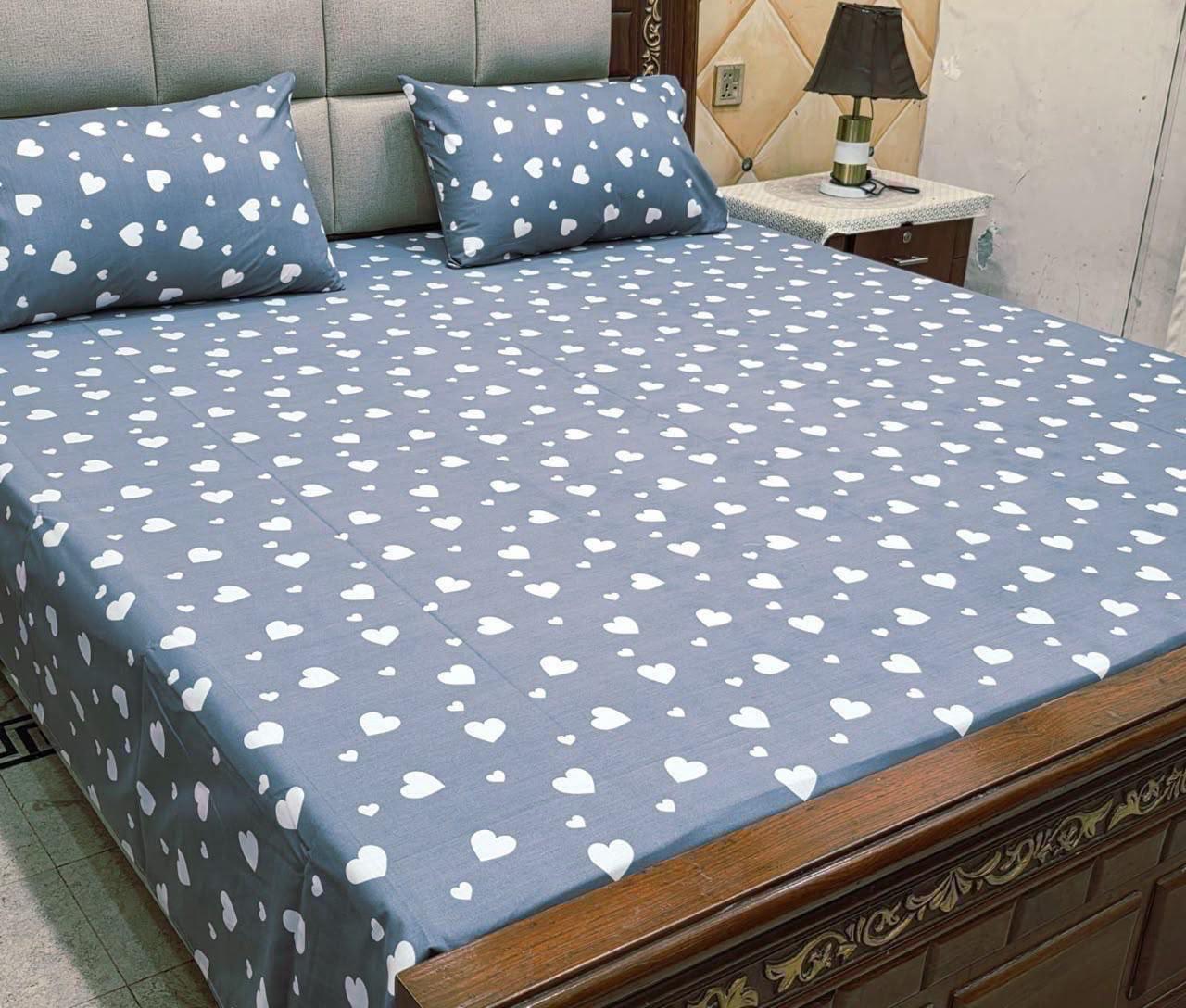 4pc Cotton BedSheet Set 60x90" - Design 6