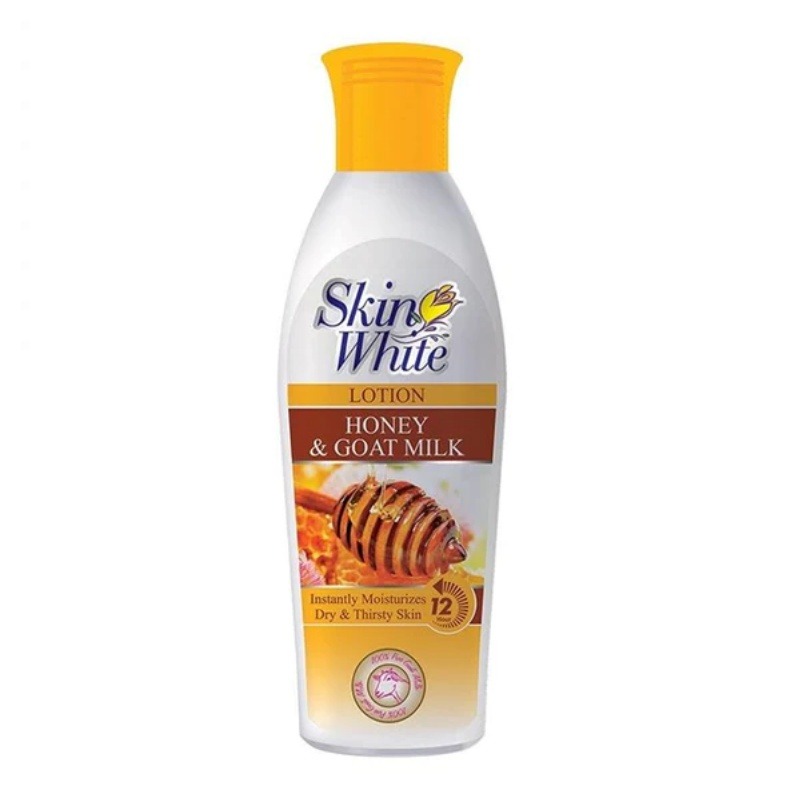 Skin White Lotion Honey And Goat Milk Yellow 150 ML