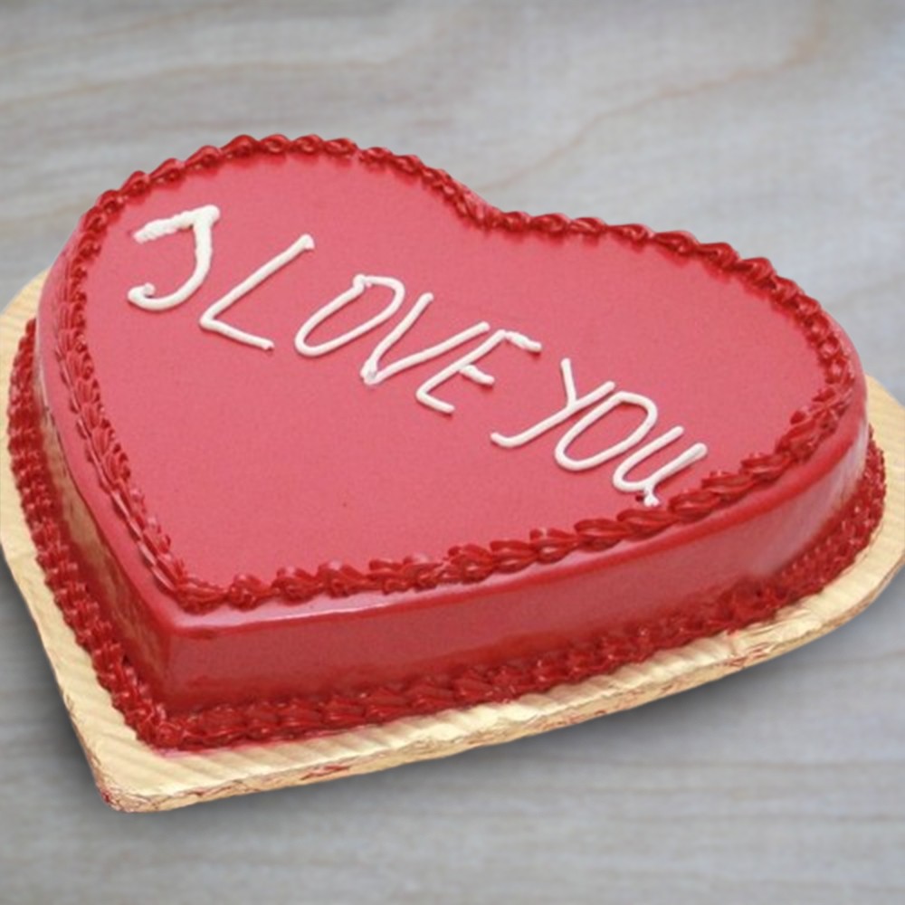 I LOVE YOU Cake From Bakery
