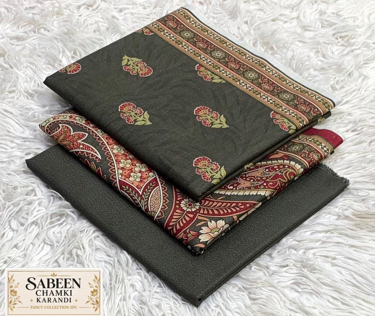 Sabeen Chamki Karandi Airjet 3pc - DESIGN 06