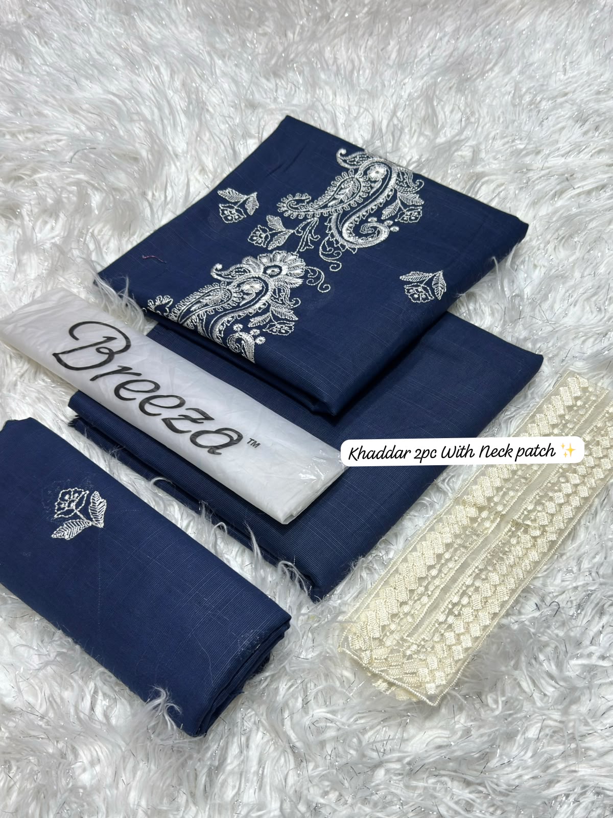 Bareeze Breeza 2pc Embroidered Khaddar - DESIGN 02