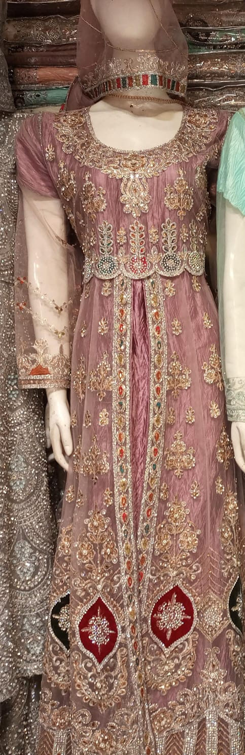 Open maxi stone work crush net