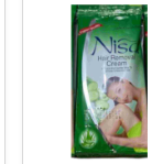 Nisa Hair Removal Cream Sachet Cucumber Box 72pcs
