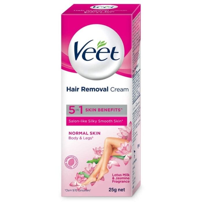 Veet Hair Removal Cream Normal Skin Pink 32g Small Extra Free