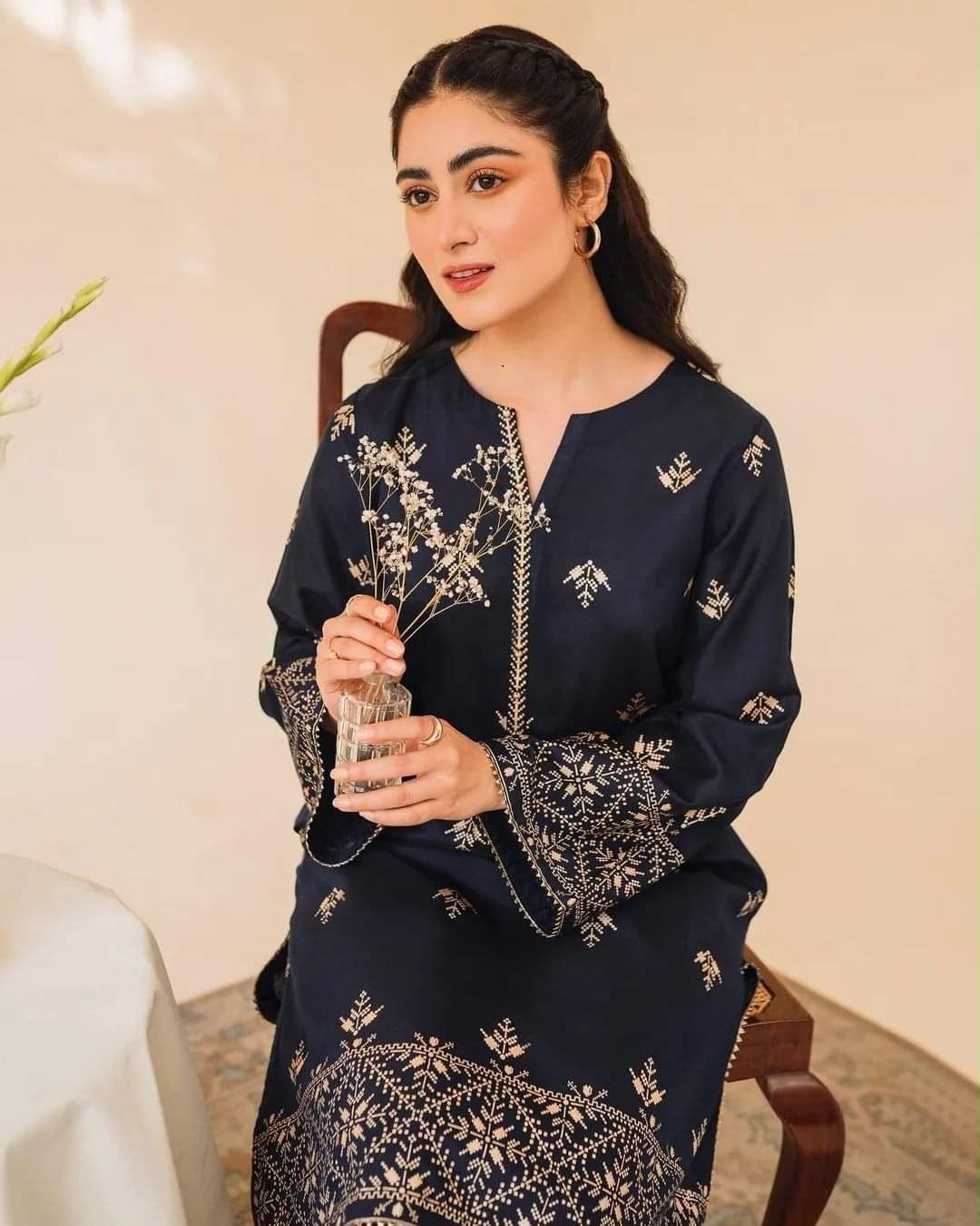 Dhanak Embroidered 2pc - DESIGN 20