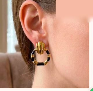 Enamel Earrings