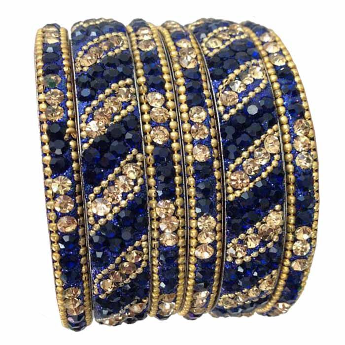 Blue and Golden Kara Set