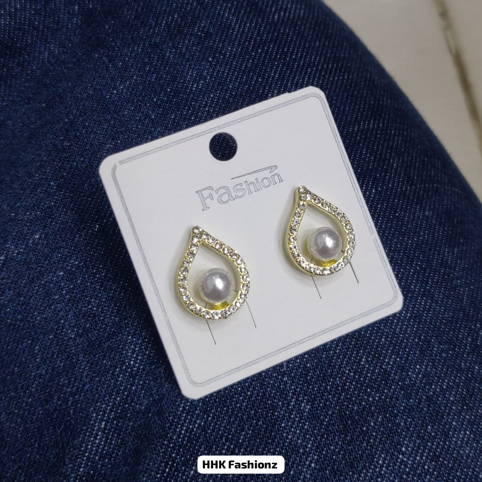 Golden Fancy Earrings - DESIGN 14