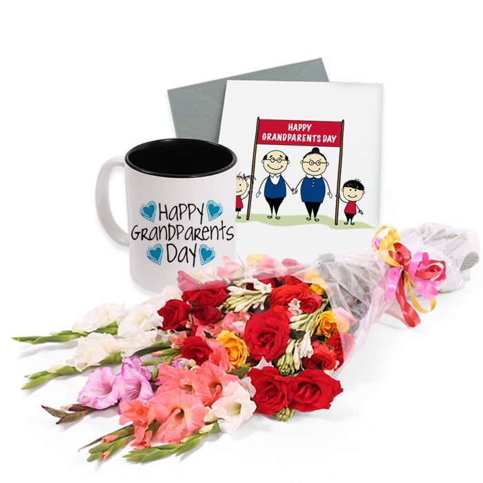 Medium Bouquet With Mug & Card