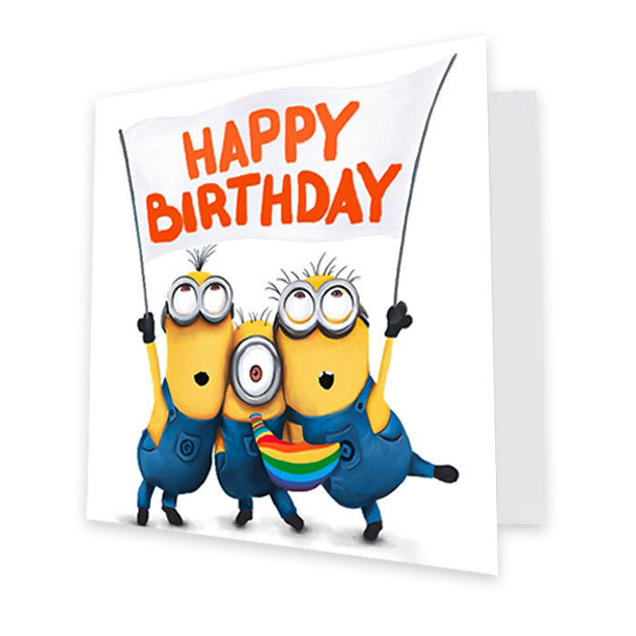 Minion Birthday card