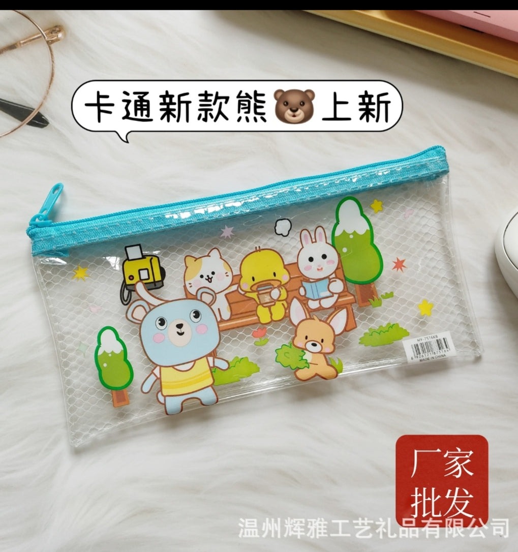 PVC Pencil Box- Mixed Design