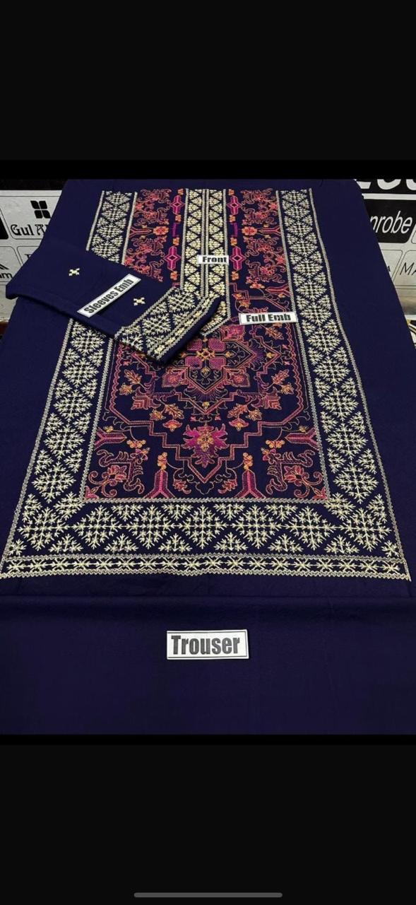Dhanak Embroidered 2pc - DESIGN 35
