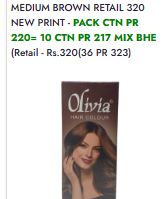Olivia Hair Colour 03 Medium Brown New Print