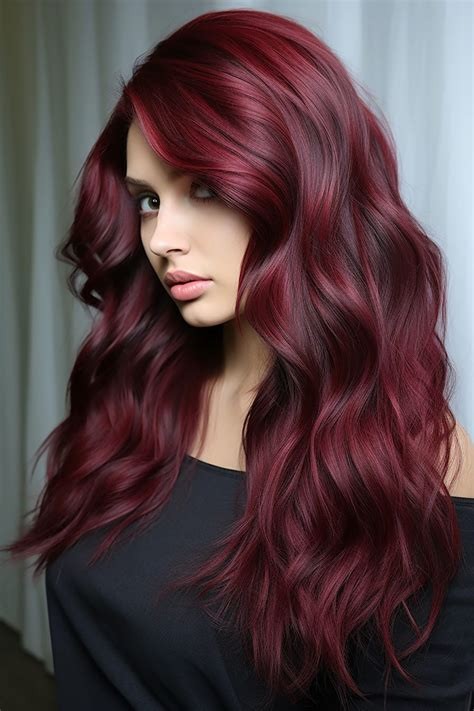 Color On Color Hair Colour 08 Burgundy