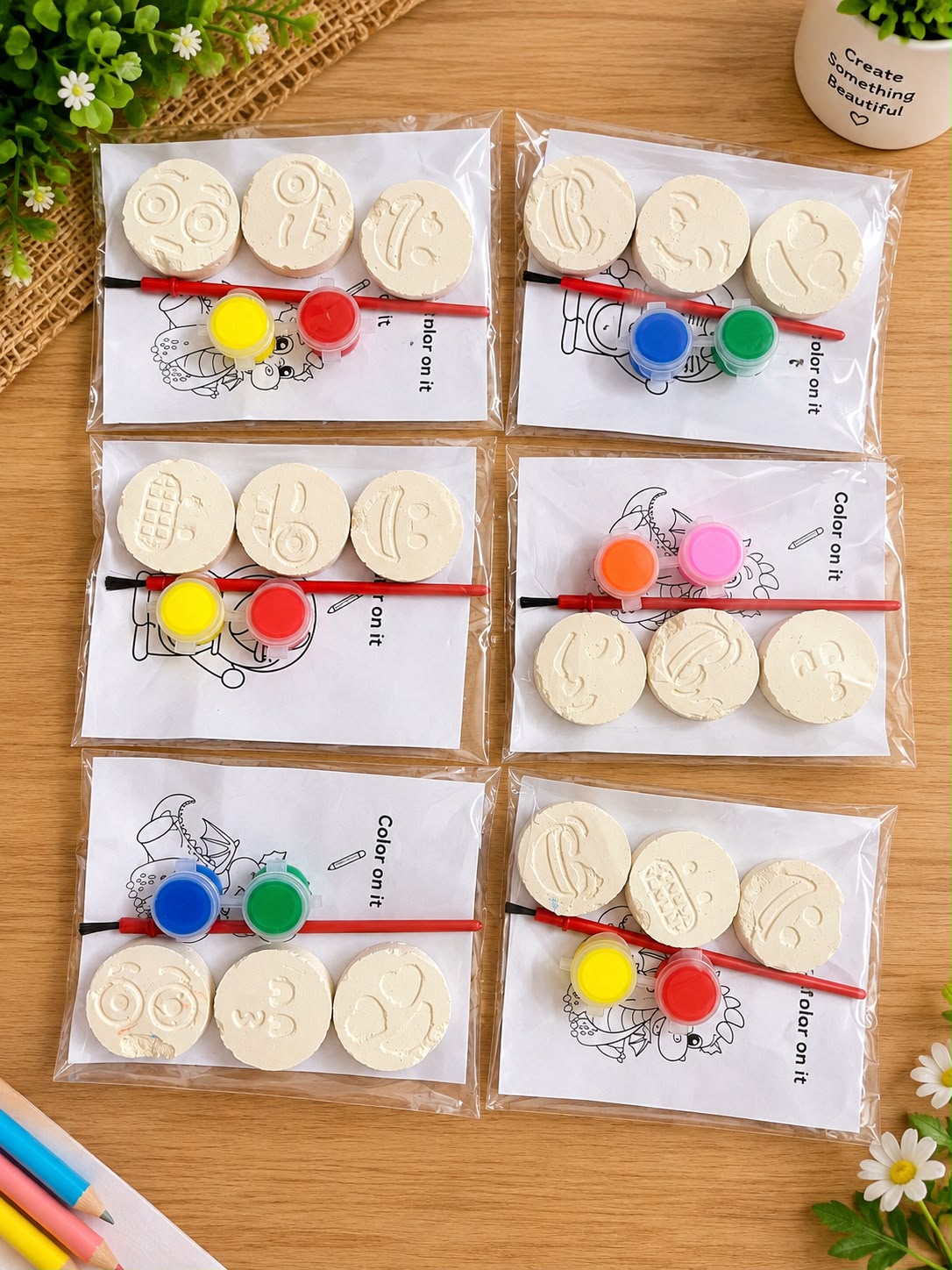 Kids Painting Kit with Brush and Paper