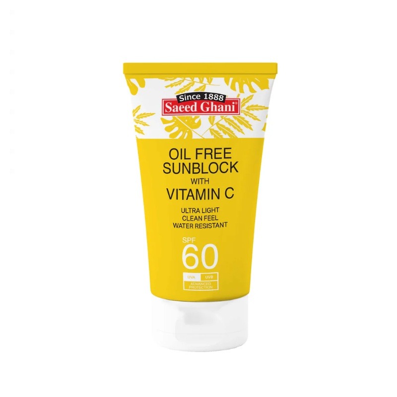 Saeed Ghani Oil Free Sunblook With Vitamin C 60ml