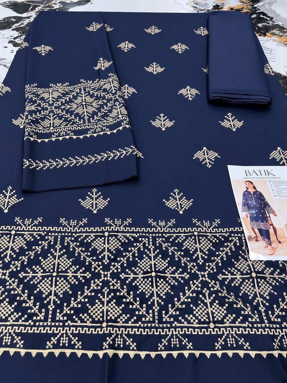 Dhanak Embroidered 2pc - DESIGN 21